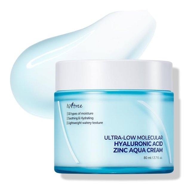 Ultra-Low Molecular
Hyaluronic Acid Zinc Aqua Cream 80ml (-)